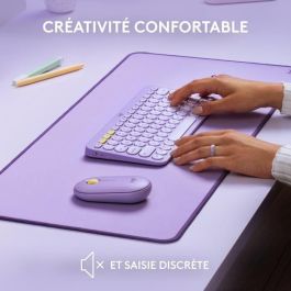 Logitech - teclado inalámbrico K380 - Lemonada de lavanda Logitech - teclado inalámbrico K380 - Lemonada de lavanda