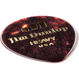 Dunlop Pack 72 Púas Genuine Celluloid Teardrop Shell - Heavy