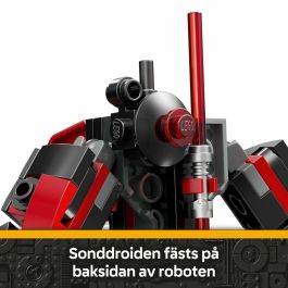 LEGO 75411 Star Wars Darth Maul Mech - Set de construcción de juguetes para niños de 6 años en adelante