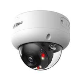 Dahua (DH-IPC-HDBW3849EP-S-IL-0280B) Cámara IP Domo Antivandálica 8MP WizSense Smart Dual Light IA, Lente Fija 2.8mm, IR, WDR, Micrófono Precio: 185.99000024. SKU: B1AC4435TV