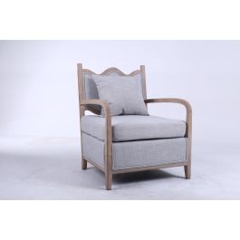 Sillón DKD Home Decor 66 x 70 x 88 cm 70 x 73 x 88 cm Abeto Marrón claro Gris claro Precio: 332.49999948. SKU: S3040750