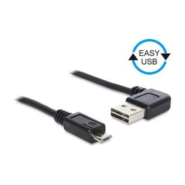 DeLOCK Cable USB 2.0 A a Micro-B 0.5 m, Conector A Angulado, Negro, 480 Mbit/s Precio: 4.3318. SKU: B18YQRJ6QZ
