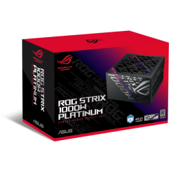 ASUS ROG STRIX-1000P-GAMING Fuente de Alimentación 1000W 80 PLUS Platinum, Semi-Pasiva, 20+4 pin ATX, Negro, Plata - 90YE00W1-B0NA00