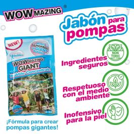 Juego de Pompas de Jabón WOWmazing 41 cm (20 Unidades)