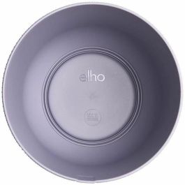 Elho 2941461990141 Juego de 3 Macetas Redondas Jazz - Lila y Blanco - Ø14, Ø16, Ø19 cm - 7 Litros