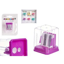 Sacapuntas Doble Cuadradas Pincello 9.5x13.5x4 cm, Surtidos Colores (24 Unidades) Precio: 18.49999976. SKU: B1HKPTSMWK