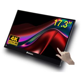 Verbatim Monitor Portátil Táctil PMT-17-4K 17.3" 4K UHD Multimedia Negro Precio: 450.5000005. SKU: B128PX7A4Q