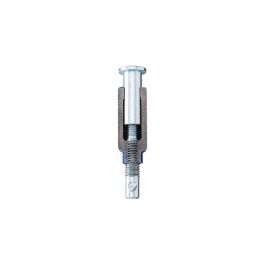 Piher Aprieto Modelo E-15cm Ref. 03015 - Alcance 8,5cm, Fuerza Máxima 900kg, Llanta Acero, Freno Antideslizante