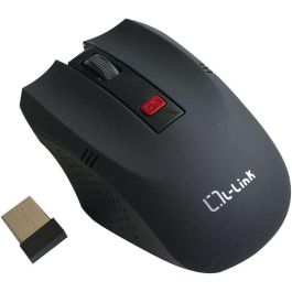 L-LINK LL-2095-N Ratón Óptico Inalámbrico 1600 DPI Negro