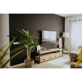 Oplante Planta Artificial Bananera 180 cm Verde Tela, Decoración para Hogar u Oficina