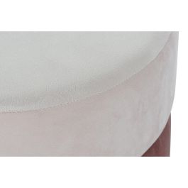 Reposapies Glam DKD Home Decor Rosa Dorado 48 x 47 x 48 cm Reposapies Glam DKD Home Decor Rosa Dorado 48 x 47 x 48 cm