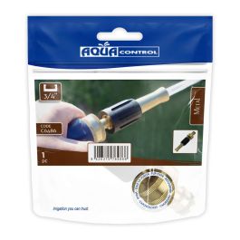 Lanza regulable de laton con grip de caucho y rosca hembra 3/4" aqua control