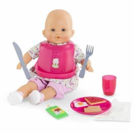 Corolle Caja de Comida Grande, Accesorios para Muñecos Bebés de 36 y 42 cm, 11 Piezas, +2 Años