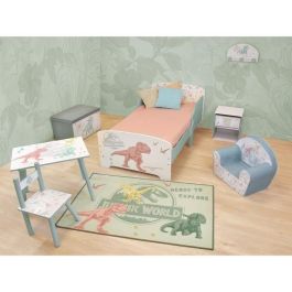 Fun House AUC3700057135089 Cajón de Cama Infantil de Almacenamiento con Diseño Dinosaurios Jurassic World, 36 x 33 x 30 cm