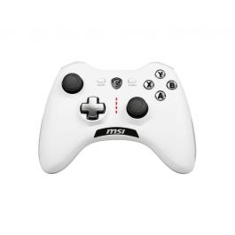 MSI GC20 V2 Gamepad Blanco USB para PC y Android. Mando de juego con vibración y botones configurables. Alámbrico.