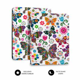 Funda para Tablet Subblim SUBCUT-4TC013 Multicolor Mariposas 11"