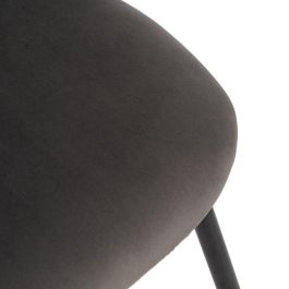 Silla Taupe Tejido-Metal Contract 49 X 60 X 81 cm