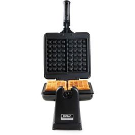 Domo Rotary Waffle Iron - DO9224W - Rotario a 180 ° - Anti -adhesivo revelador - Mango frío - 2 personas Domo Rotary Waffle Iron - DO9224W - Rotario a 180 ° - Anti -adhesivo revelador - Mango frío - 2 personas