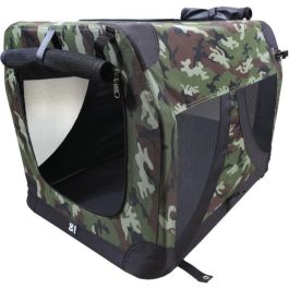 M Pets MPE6953182740872 Caja de transporte Comfort Crate L Plegable con Rejillas de Ventilación y Estructura Metálica - Camuflaje Precio: 75.49999974. SKU: B16CMJ49NJ