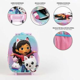Mochila infantil trolley 3D gabby´s dollhouse 25.0 x 31.0 x 10.0 cm Mochila infantil trolley 3D gabby´s dollhouse 25.0 x 31.0 x 10.0 cm