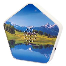 Olympia Sound of Nature Box - Caja de Sonidos de la Naturaleza, 4 Modos de Sonido, Color Blanco, 135x130x30 mm