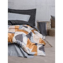 ASI8684283035458 Juego de Cama: 1 Funda Nórdica 220x240 cm + 2 Fundas de Almohada 60x60 cm, 100% Algodón, Gris ASI8684283035458 Juego de Cama: 1 Funda Nórdica 220x240 cm + 2 Fundas de Almohada 60x60 cm, 100% Algodón, Gris