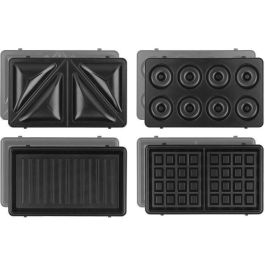 WEASY JOY600 - Sandwichera 4 en 1 - 4 placas intercambiables - 750W - Piloto luminoso - Revestimiento antiadherente WEASY JOY600 - Sandwichera 4 en 1 - 4 placas intercambiables - 750W - Piloto luminoso - Revestimiento antiadherente