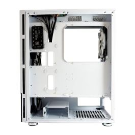 LC-Power 803W Midi Tower Gaming RGB Negro/Blanco ATX Micro-ATX Mini-ITX Vidrio Templado para Juegos