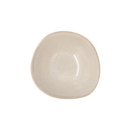 Bidasoa Bol Cerámico Ikonic Blanco 15,8x15x7 cm - Set de 6 Unidades, Apto Lavavajillas y Microondas, Relieves Orgánicos