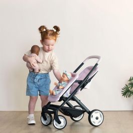 Smoby SMO3032162532218 Cochecito Gemelar Maxi-Cosi Rosa – Juguete para Niñas a partir de 3 años