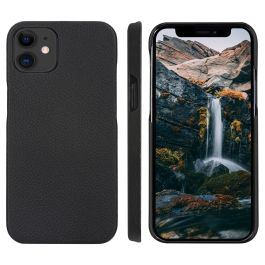 dbramante1928 New York Flip Case 2 en 1 Funda de Cuero Completo con Bolsillo para Tarjetas Night Black para Apple iPhone 11 y XR