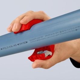Knipex 902210b Cortatubos para tubos de plástico y manguitos de sellado 20-50mm