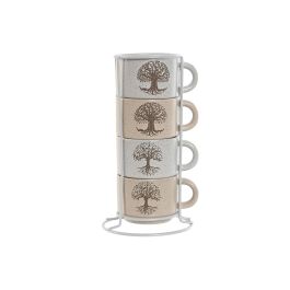 Cafe Tradicional DKD Home Decor Beige Blanco Roto 7.5 x 5.7 x 10 cm Set de 4 Precio: 12.50000059. SKU: B1HMWYLBRB