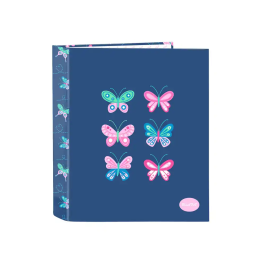 Safta Carpeta de anillas Folio Lomo Ancho Blackfit8 Mariposas Carton Forrado 4 Anillas 40mm Precio: 11.94999993. SKU: B1J35EDV5P