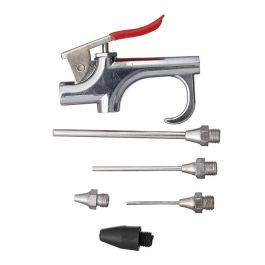 Hofftech Pistola de aire con accesorios 5 piezas, acero, cromado Precio: 8.49999953. SKU: S7901518