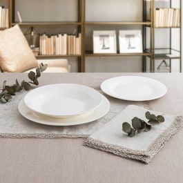 Bidasoa Plato Hondo Porcelana Lis 22,5 cm Blanco. Apilable, Apto Lavavajillas y Microondas, Resistente para Uso Diario. Bidasoa Plato Hondo Porcelana Lis 22,5 cm Blanco. Apilable, Apto Lavavajillas y Microondas, Resistente para Uso Diario.