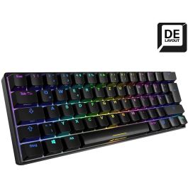 SHARKOON SGK50S4 Teclado Gaming Mecánico Skiller Negro-Marrón Diseño DE
