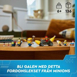 LEGO 75580 Minions Banana Car - Juguete de construcción con 136 piezas