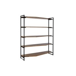 Estantería DKD Home Decor Negro Natural Metal Madera de mango 150 x 40 x 181 cm Precio: 791.79000021. SKU: B19C4MJWBZ