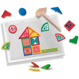 Ses Creative Mi primer Fantasy Tap Tap Games - Juego Creativo con Formas de Plástico y Martillo Seguro sin Clavos