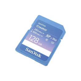 SanDisk Creator Tarjeta de Memoria SDXC UHS-II 128GB V60 U3 para Creadores de Contenido 280MB/s lectura 100MB/s escritura