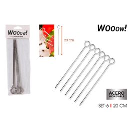 Set de 6 pinchos de metal de 20 cm - Wooow (36 Unidades) Set de 6 pinchos de metal de 20 cm - Wooow (36 Unidades) Precio: 37.6899996. SKU: B1K9PDAQ3G