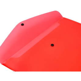 Liderpapel Carpeta Dossier con Broche, Transparente, DIN A4, Paquete de 12 Unidades, Colores Surtidos, Polipropileno 180 micras, Capacidad 50 Hojas