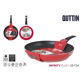 Quttin Sartén Roja 28 cm con Mango Soft Touch Colección Infinity (6 Unidades)