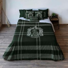 Funda Nórdica Harry Potter Slytherin Multicolor 175 Hilos 240 x 220 cm Cama de 150/160