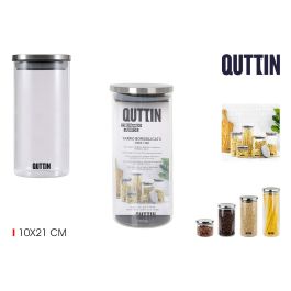 Tarro de Borosilicato Quttin 10 x 21 cm (12 Unidades) Tarro de Borosilicato Quttin 10 x 21 cm (12 Unidades) Precio: 36.49999969. SKU: B1CZ6RKCFT