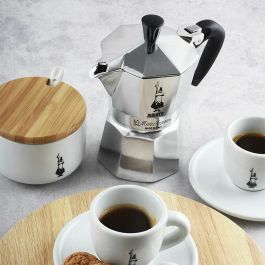 Cafetera Italiana Bialetti MOKA Plateado Aluminio 12 Tazas