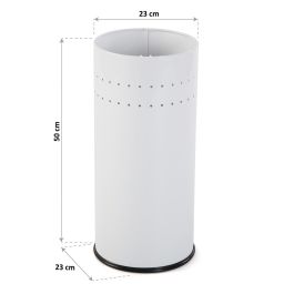 Paragüero Versa Malena Blanco 23 x 50 x 23 cm