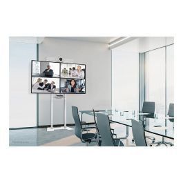 Newstar AFP-875WH Placa de Suelo Atornillable Blanco Acero - Compatible con FL55-875WH1 y WL55-875WH1, 864x600x9.5 mm