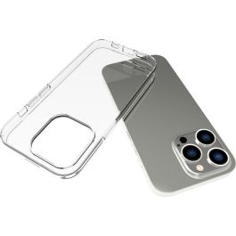 eSTUFF INFINITE VIENNA Funda TPU para iPhone 14 Pro - Transparente - 100% Plástico Reciclado